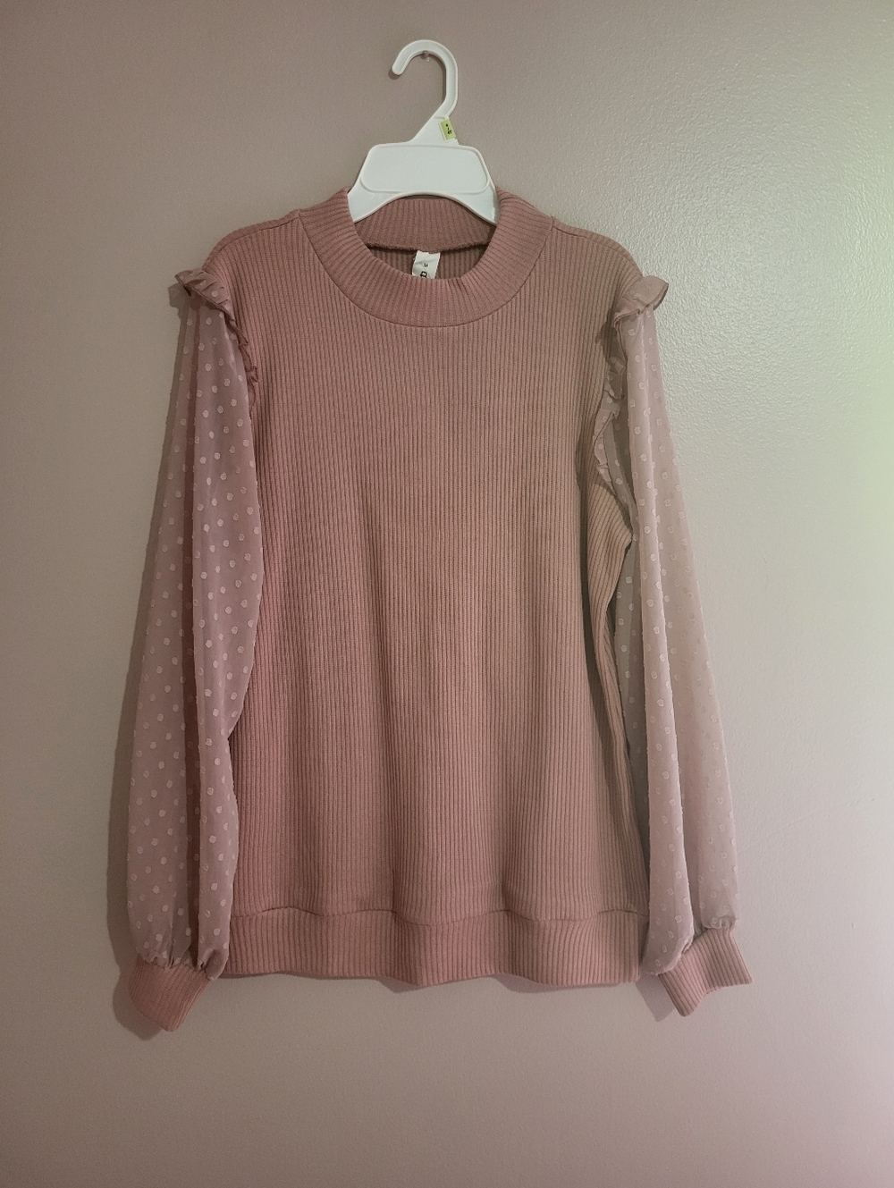 🌞 Blooming Jelly Mock Neck Dressy Sweater size med